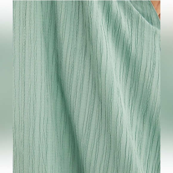 BloomChic Plus Size 2XL Plain Cap Sleeve Ruffles Trim Mock Neck Pocket Dress - Picture 5 of 6